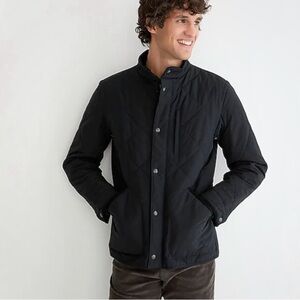 J. Crew Men's Sussex Quilted Navy Blue Jacket Size Small‎